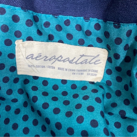 Vintage Aeropostale Navy Satchel Tote Bag - Picture 3 of 5